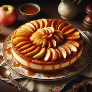 cheesecake de manzana